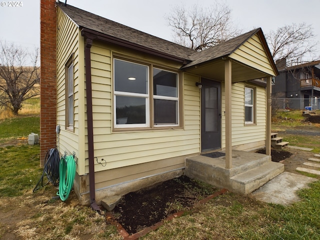 view of front of home