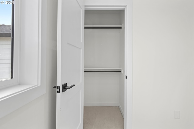 view of closet