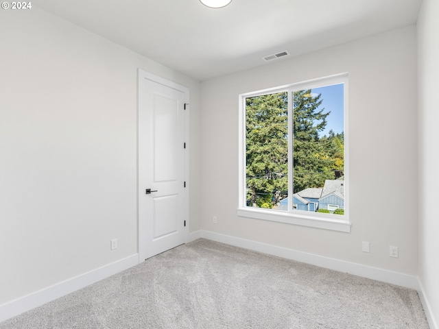 spare room featuring carpet floors