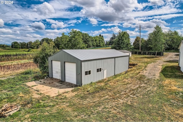 view of outbuilding with an outbuilding