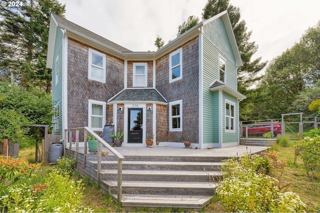 view of rear view of house