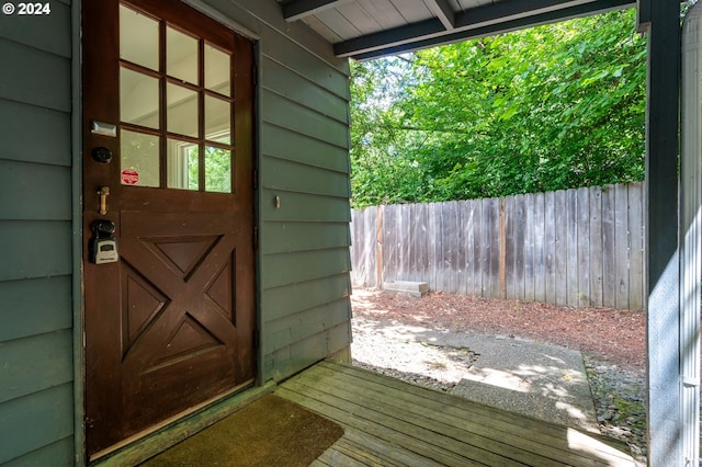 view of entryway