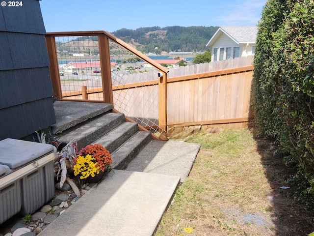29840 Mary St, Gold Beach, OR 97444 - view of yard with fence