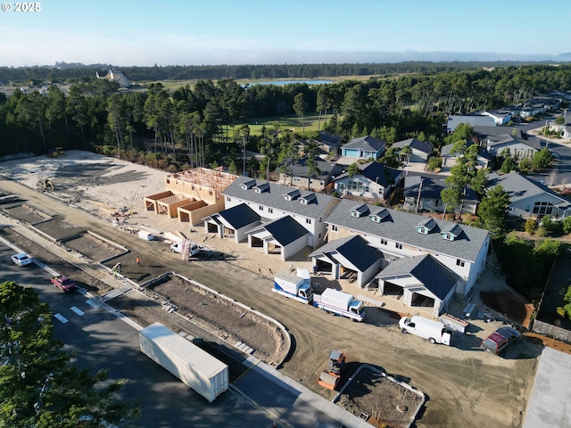 drone / aerial view featuring a residential view