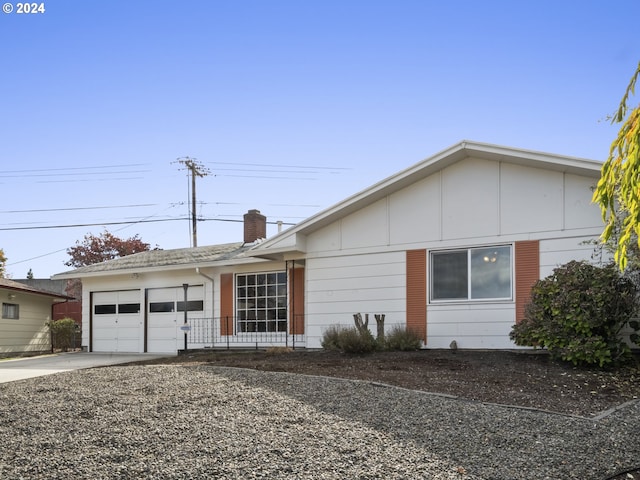 ranch-style house with a garage