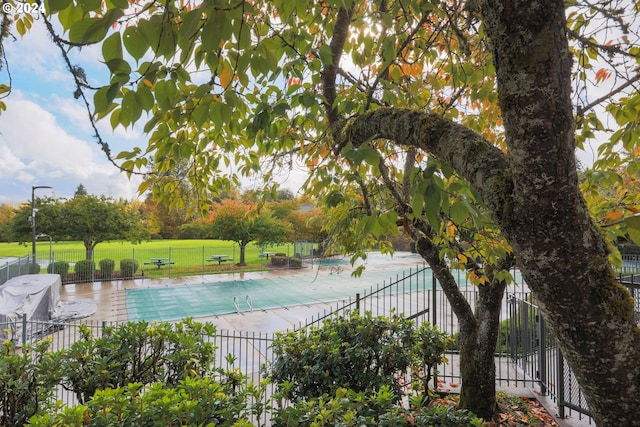 view of pool