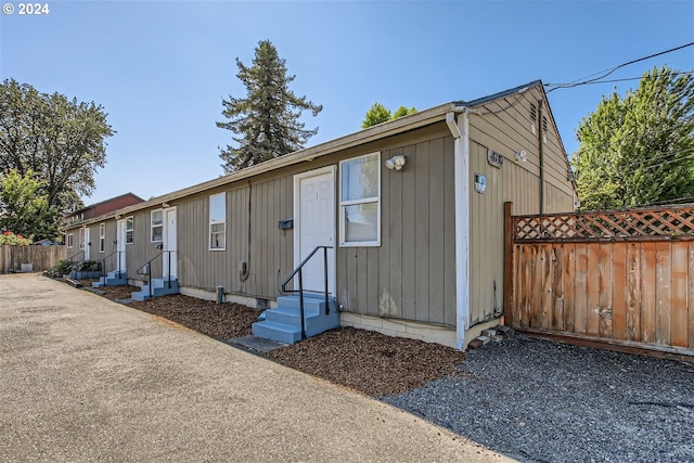 view of manufactured / mobile home