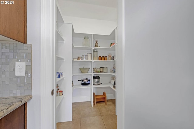 view of pantry