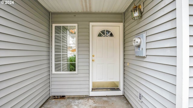 view of entrance to property