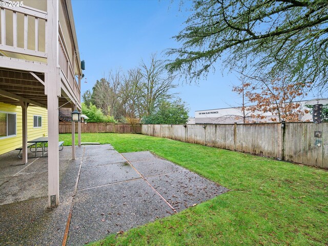 exterior space featuring a wooden deck and central AC