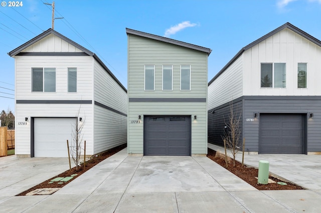 front facade featuring a garage