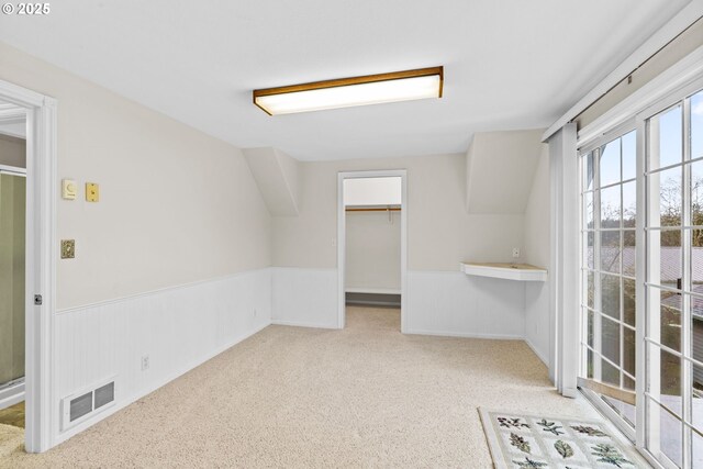 5213 Hilltop Dr, Florence, OR 97439 - unfurnished room featuring wainscoting and carpet floors
