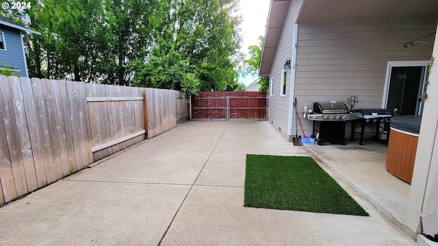 view of patio / terrace with grilling area