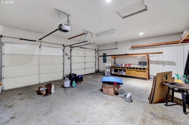 870 Kristen Way, Cottage Grove, OR 97424 - garage with electric panel and a garage door opener