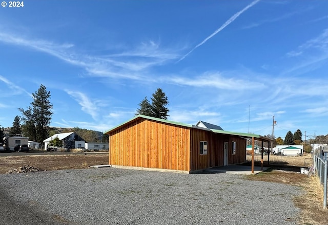 view of property exterior