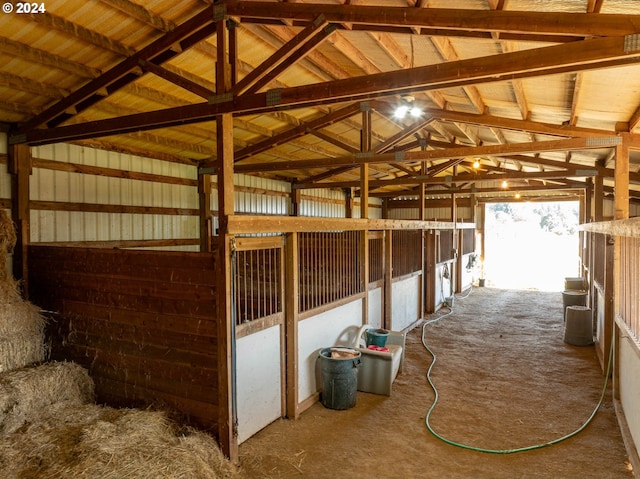 view of stable