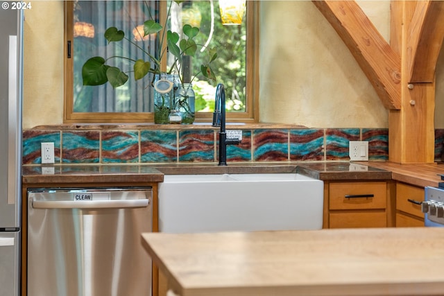 kitchen featuring dishwasher and sink