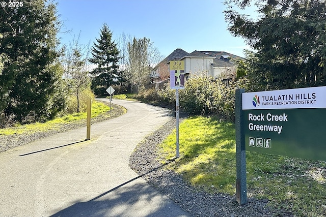 view of community