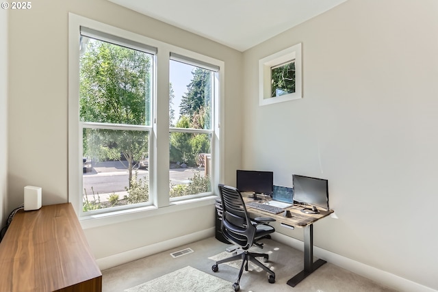 7414 SW 80th Ter, Portland, OR 97223 - home office with carpet and baseboards