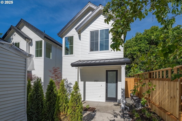 3727 N Michigan Ave, Portland, OR 97227 - view of front of property with a standing seam roof and a metal roof