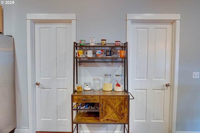 view of pantry