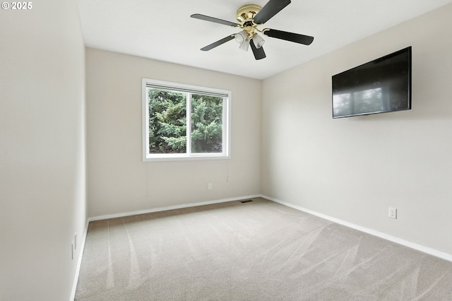 18135 SW Hart Dr, Beaverton, OR 97007 - spare room with carpet floors and ceiling fan