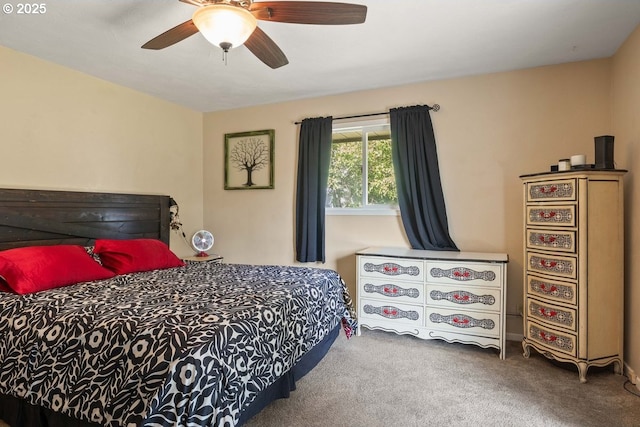3574 SE Jefferson Marion Rd, Jefferson, OR 97352 - carpeted bedroom featuring a ceiling fan