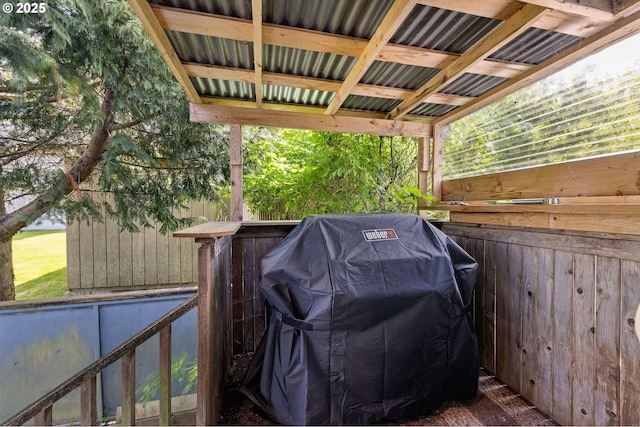 35208 Orchard Ln, Astoria, OR 97103 - wooden deck featuring a grill