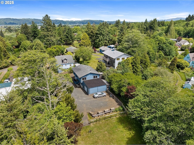 35208 Orchard Ln, Astoria, OR 97103 - bird's eye view of a heavily wooded area and mountains