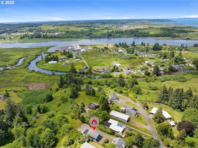 35208 Orchard Ln, Astoria, OR 97103 - aerial view of property and surrounding area with a nearby body of water
