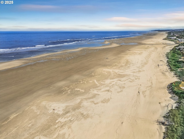 5353 SW Neal Ave, Waldport, OR 97394 - water view featuring local beach
