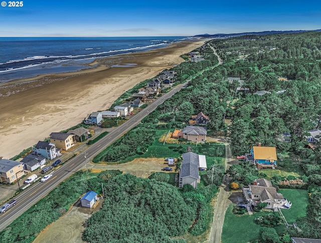 5353 SW Neal Ave, Waldport, OR 97394 - aerial view of property's location with unending shoreline