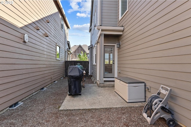 14878 NW Olive St, Portland, OR 97229 - view of patio with fence and area for grilling