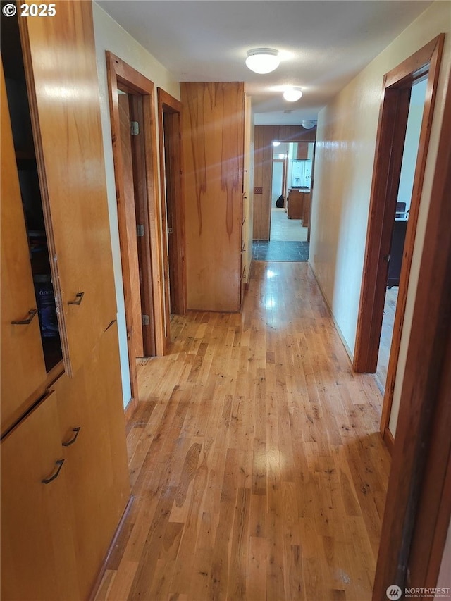 3420 Prill Rd, Centralia, WA 98531 - hallway with light wood-style flooring