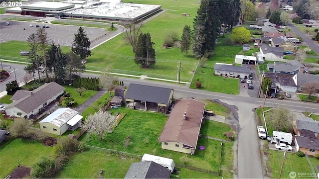 3420 Prill Rd, Centralia, WA 98531 - aerial view of property and surrounding area with nearby suburban area