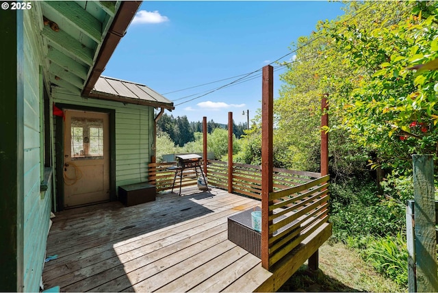 view of deck