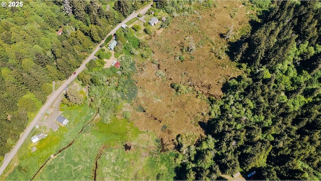 aerial view of property's location