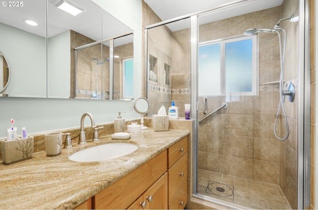 10145 SW Paulina Dr, Tualatin, OR 97062 - full bathroom with a shower stall and vanity