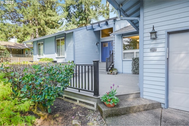 10145 SW Paulina Dr, Tualatin, OR 97062 - view of exterior entry featuring a garage