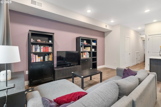 5394 SE 136th Ave, Portland, OR 97236 - living room with light wood-style floors and recessed lighting