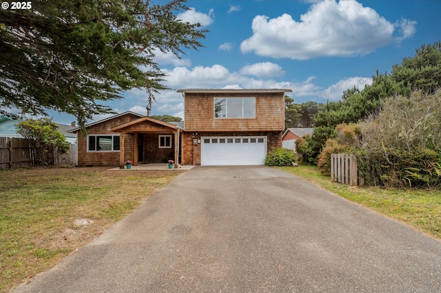 1145 Newport Ave SW, Bandon, OR 97411 - view of front of property featuring driveway and a garage