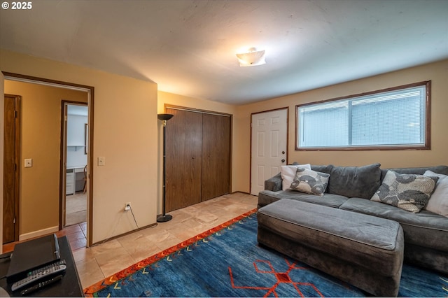 1145 Newport Ave SW, Bandon, OR 97411 - living room with light tile patterned flooring