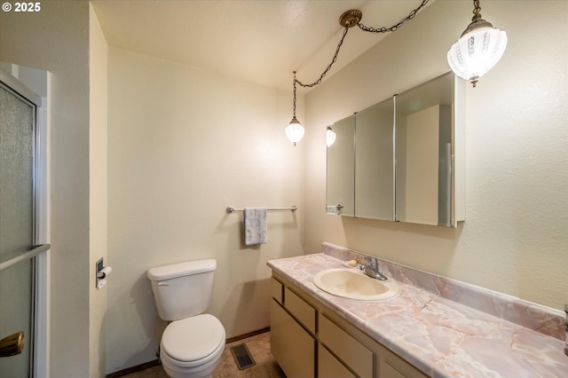 1145 Newport Ave SW, Bandon, OR 97411 - full bath featuring vanity and a shower with shower door