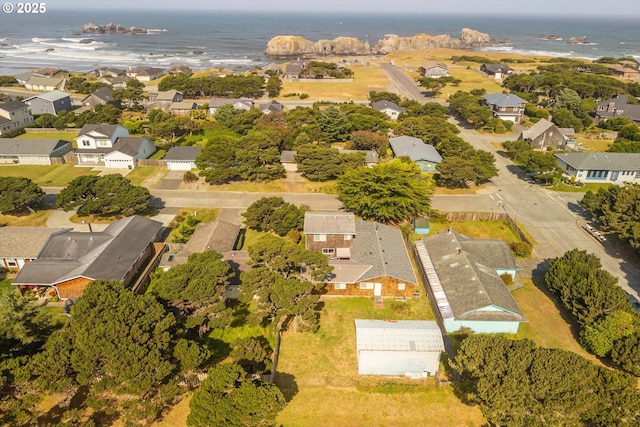 1145 Newport Ave SW, Bandon, OR 97411 - aerial perspective of suburban area with a large body of water