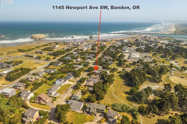 1145 Newport Ave SW, Bandon, OR 97411 - aerial view of property's location featuring nearby suburban area