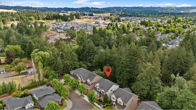 28340 SW Mcgraw Ave, Wilsonville, OR 97070 - aerial overview of property's location featuring nearby suburban area and a forest