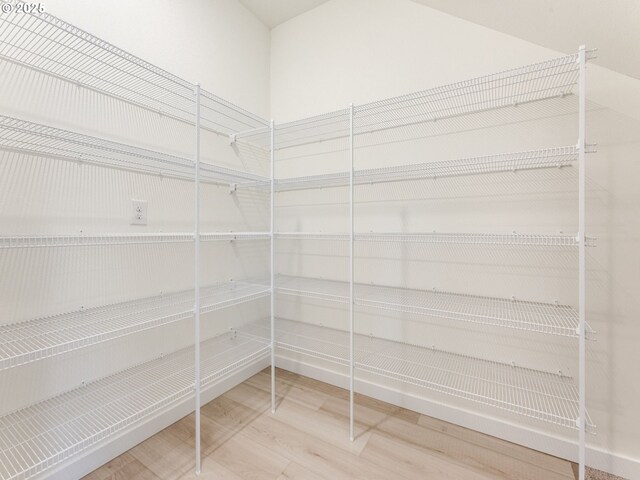 view of storage area
