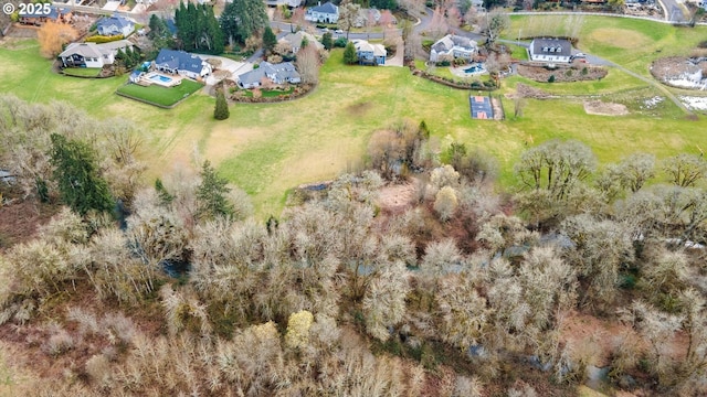 bird's eye view featuring a residential view