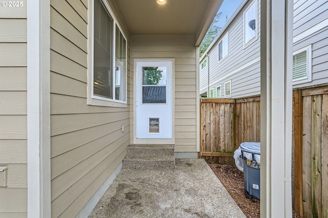 4451 SE Hardwood Ln, Hillsboro, OR 97123 - doorway to property featuring fence