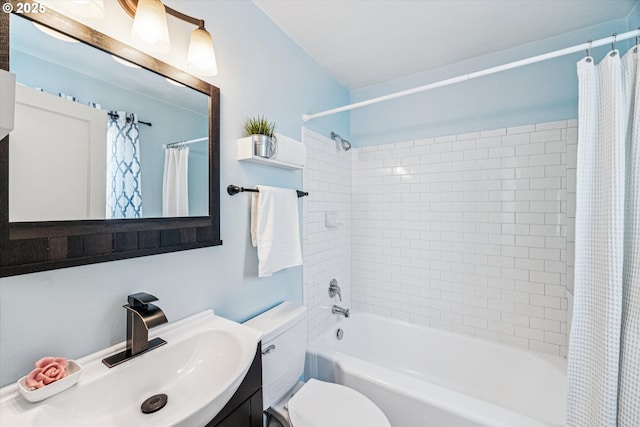 1411 N Alberta St Unit 1, Portland, OR 97035 - bathroom featuring shower / bath combination with curtain and vanity